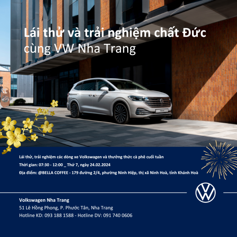 LÁI THỬ VÀ TRẢI NGHIỆM CHẤT ĐỨC CÙNG VW NHA TRANG TẠI NINH HOÀ 16 Lái thử và trải nghiệm chất Đức